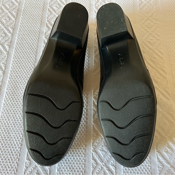 Clarks Ultimate Comfort Collection Black Slip on Shoes Size 12 - Picture 9 of 11